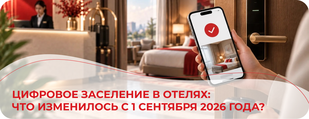 Цифровое заселение в отелях: что изменилось с 1 сентября 2026 года