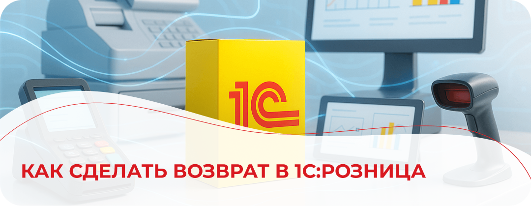 Как сделать возврат в 1С:Розница