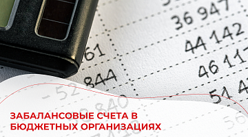 Забалансовые счета в бюджетных организациях